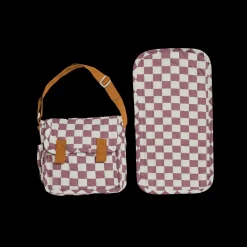 Cheap Olli Ella Carrie Convertible Changing Set - Plum Check