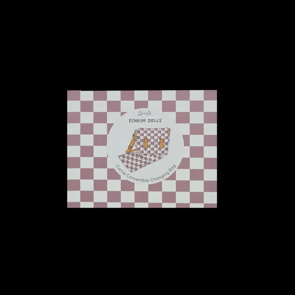 Cheap Olli Ella Carrie Convertible Changing Set - Plum Check