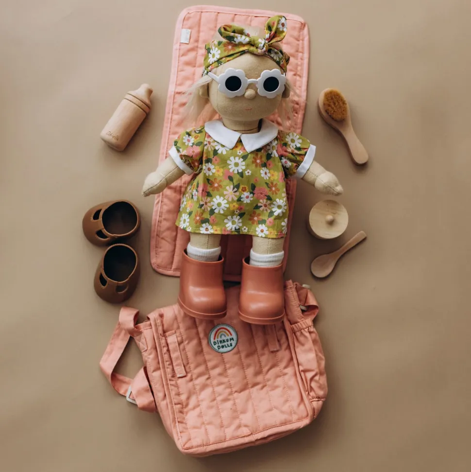 Store Olli Ella Carrie Convertible Changing Set - Rose