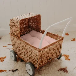 Online Olli Ella Cotton Strolley Mattress - Seashell Pink