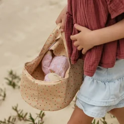 Online Olli Ella Dinkum Dolls Carry Cot - Gumdrop