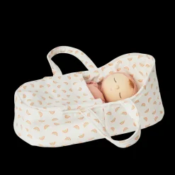 Best Olli Ella Dinkum Dolls Carry Cot - Rainbow Print