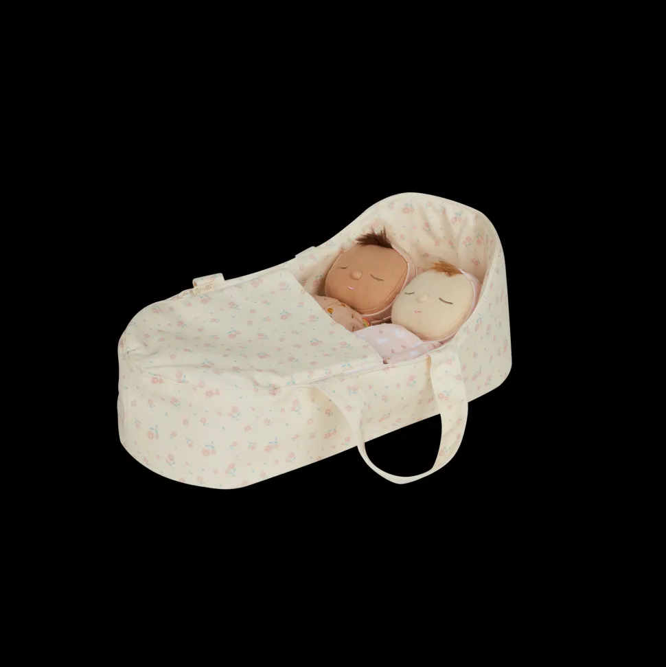 Hot Olli Ella Dinkum Dolls Carry Cot - Pansy