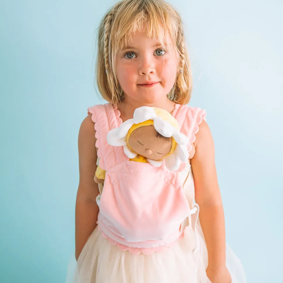 Discount Olli Ella Dinkum Dolls Petal Carrier - Fuchsia