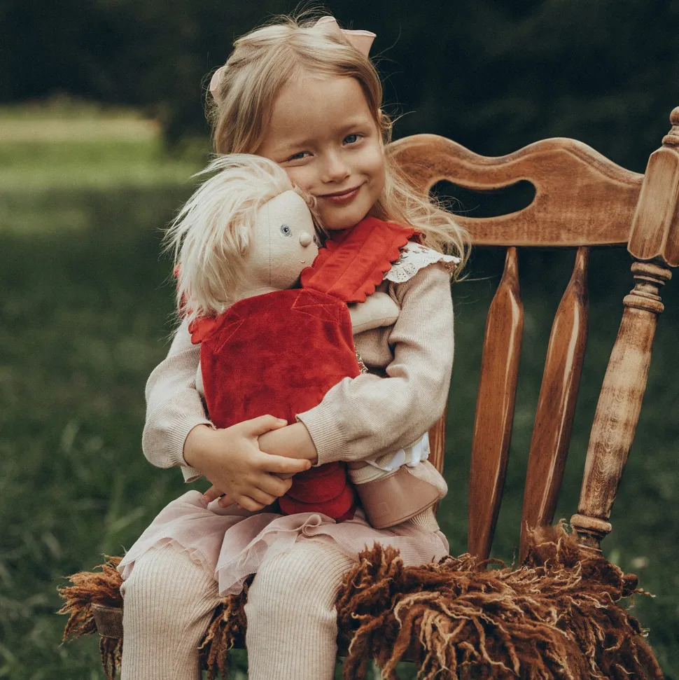 Hot Olli Ella Dinkum Dolls Petal Carrier - Red