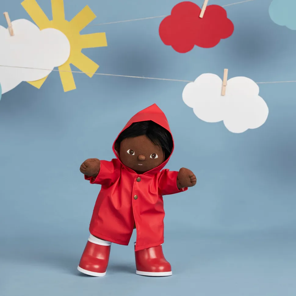 Fashion Olli Ella Dinkum Dolls Rainy Play Set - Red