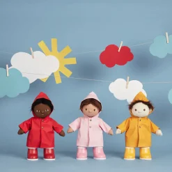 Fashion Olli Ella Dinkum Dolls Rainy Play Set - Red