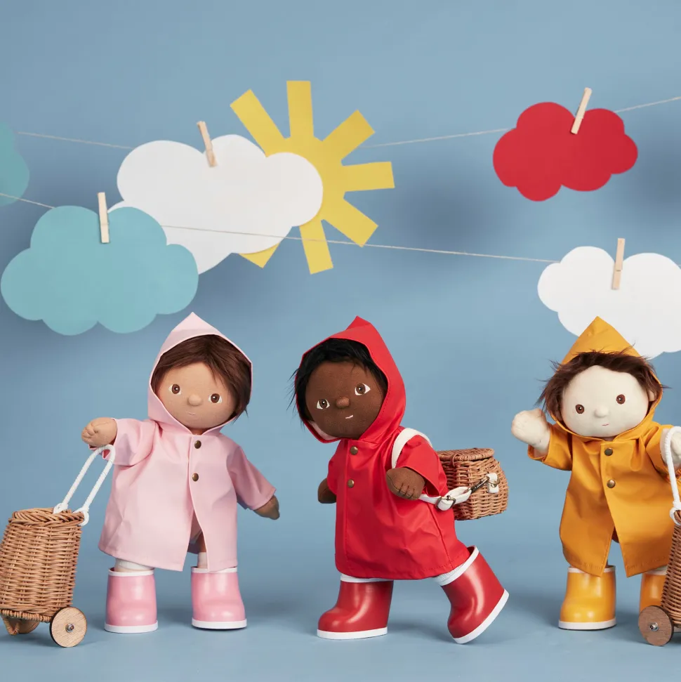 Cheap Olli Ella Dinkum Dolls Rainy Play Set - Yellow