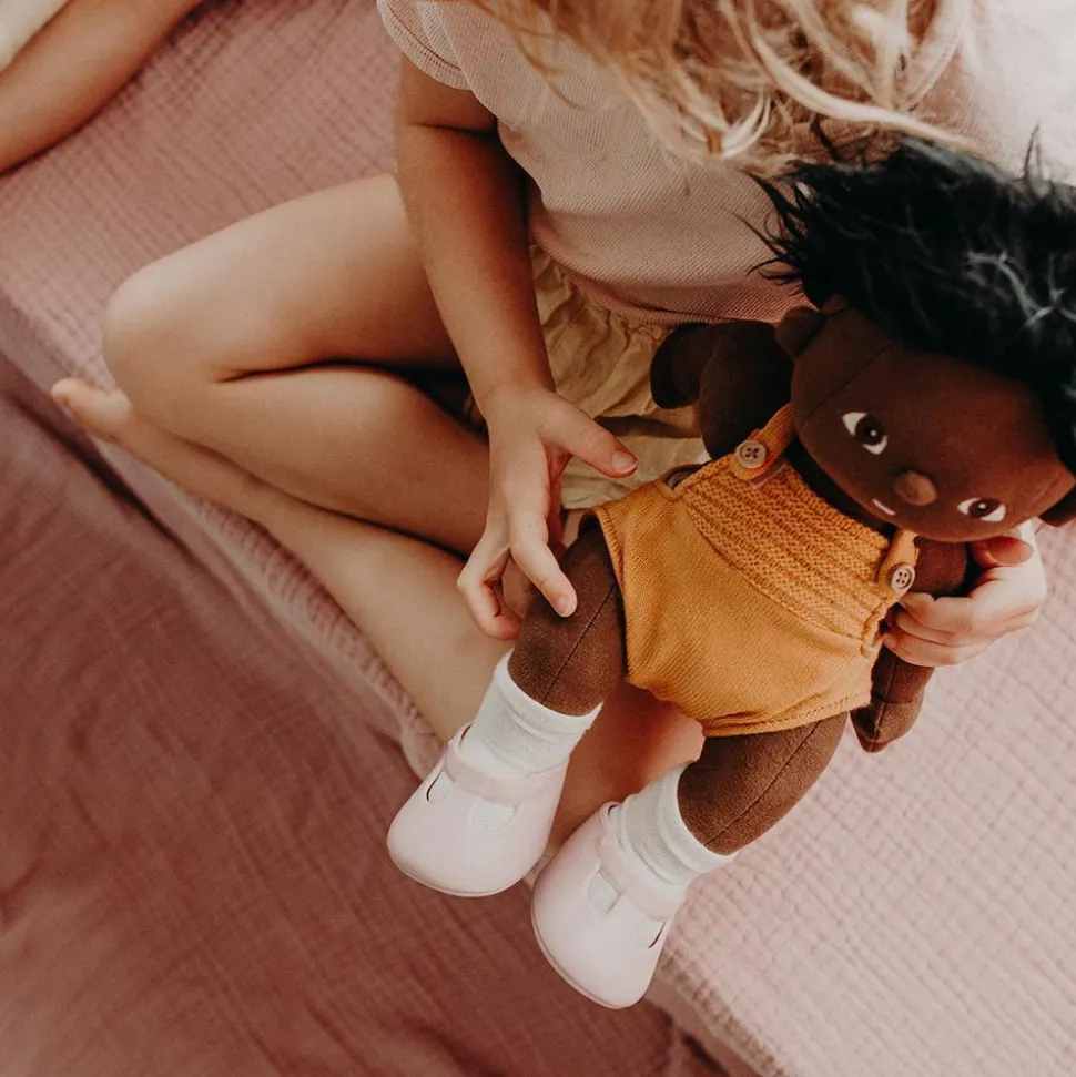 Sale Olli Ella Dinkum Dolls Shoes - Mallow Pink
