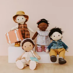 Fashion Olli Ella Dinkum Dolls Travel Togs - Apricot