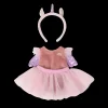 Shop Olli Ella Dinkum Unicorn Outfit - Pink