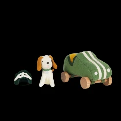 Best Olli Ella Holdie Dog-Go - Racer Boy - Green