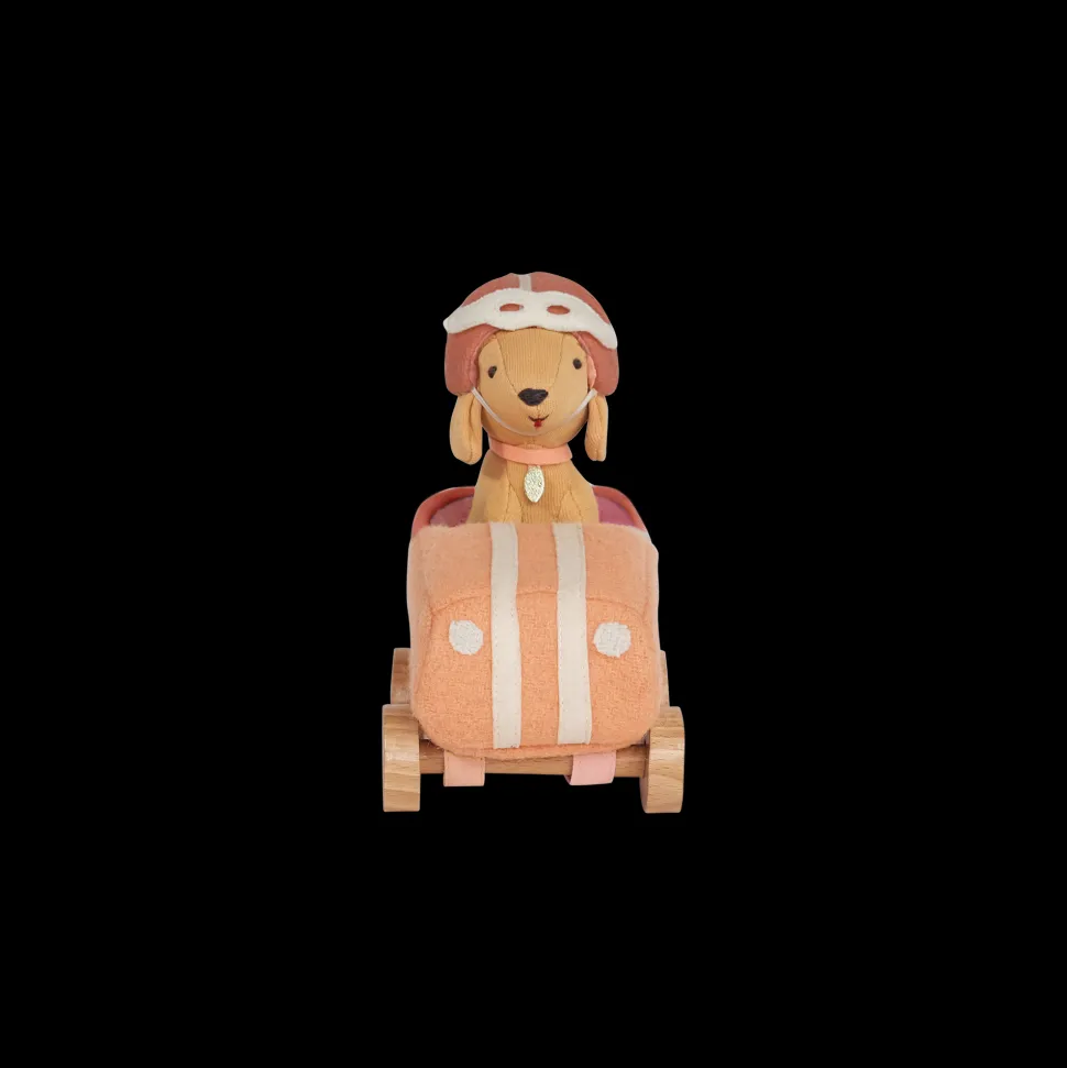 Outlet Olli Ella Holdie Dog-Go - Racer Girl - Pink