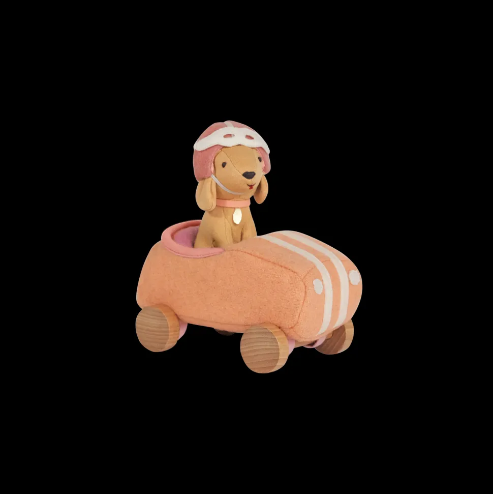 Outlet Olli Ella Holdie Dog-Go - Racer Girl - Pink