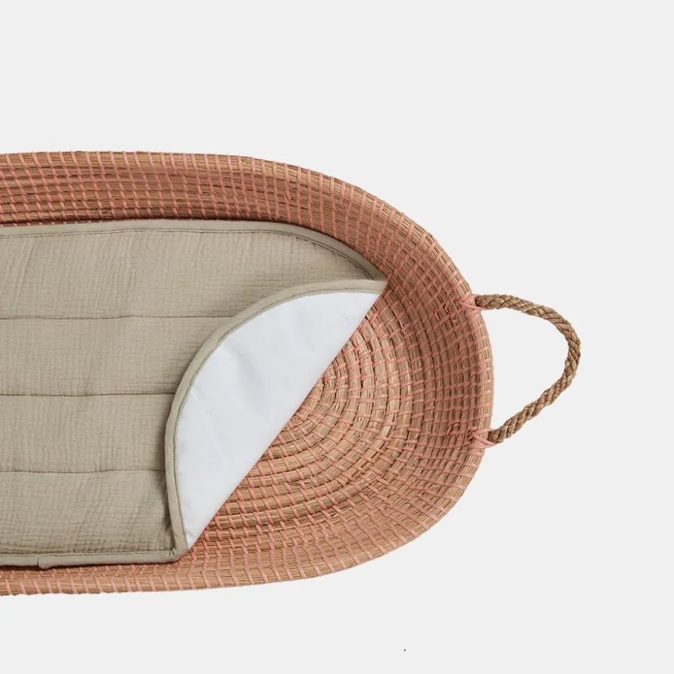 Best Sale Olli Ella Luxe Organic Cotton Liner - Seafoam
