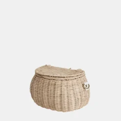 Clearance Olli Ella Mini Chari Rattan Bag - Straw