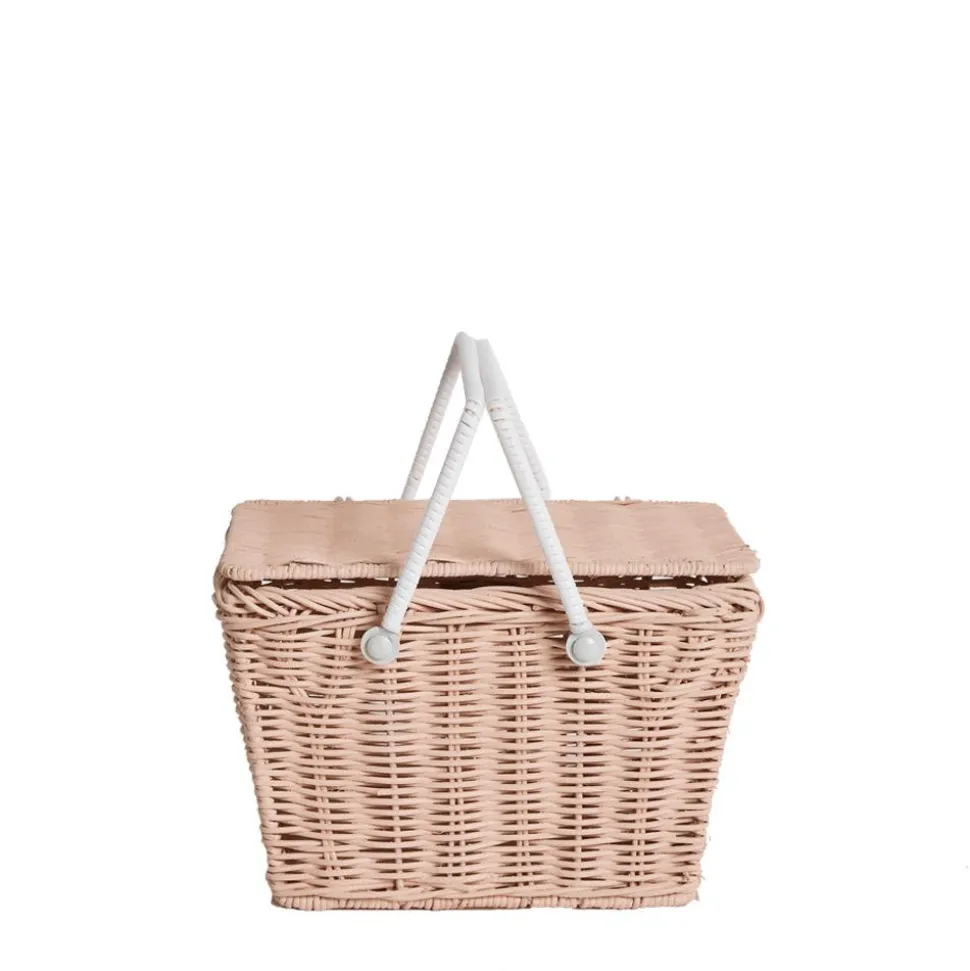 Cheap Olli Ella Piki Rattan Basket - Rose