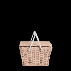 Cheap Olli Ella Piki Rattan Basket - Rose