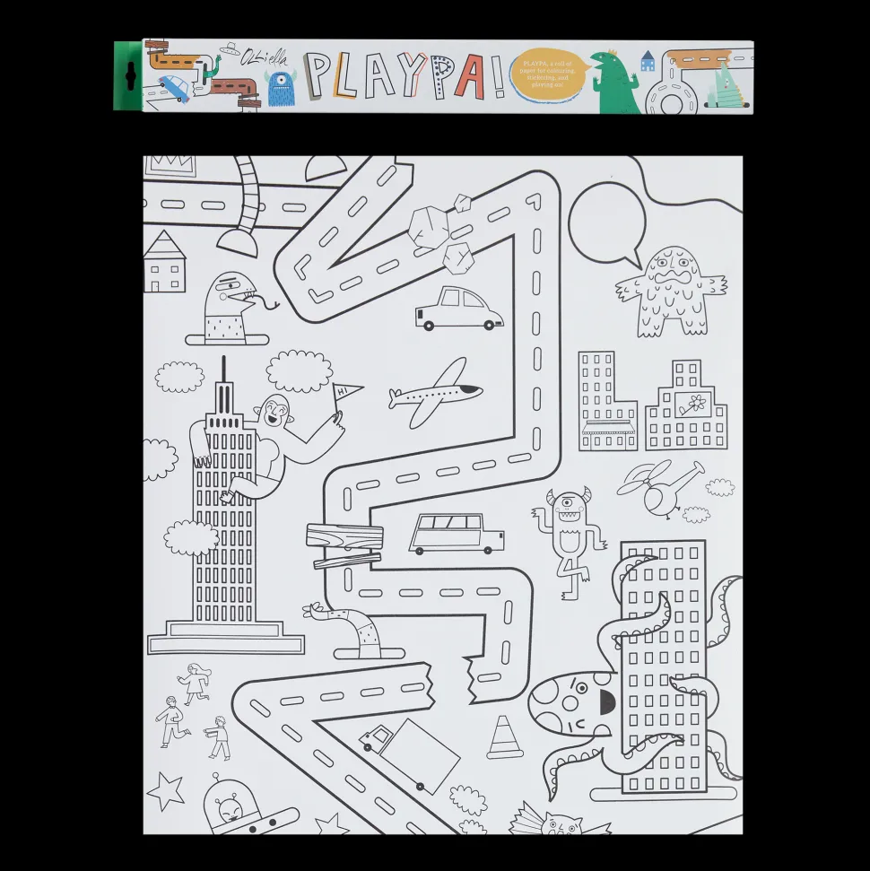 Fashion Olli Ella Playpa Paper - Monsters Take Over the City