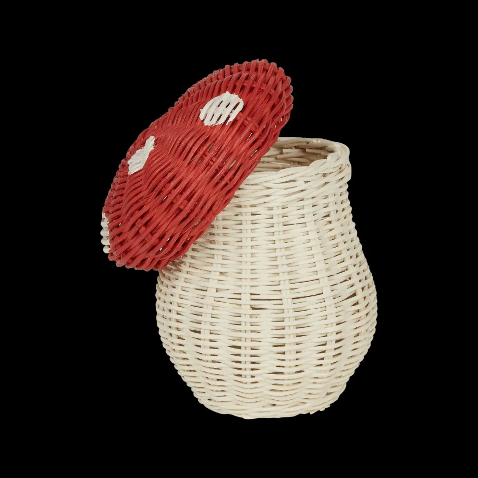 Discount Olli Ella Porcini Basket - Red