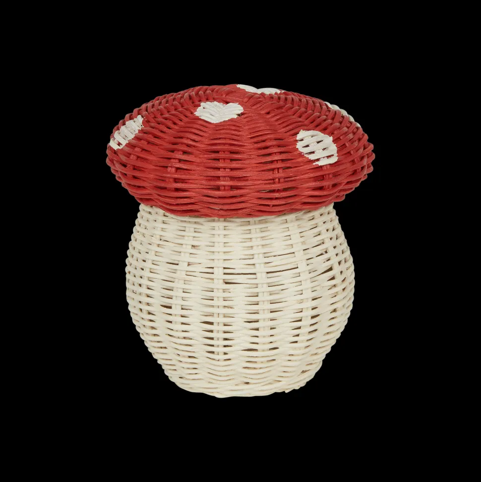 Discount Olli Ella Porcini Basket - Red