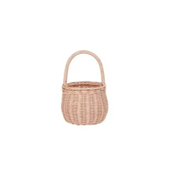 Clearance Olli Ella Rattan Berry Basket - Rose