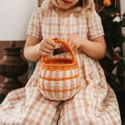 Cheap Olli Ella Rattan Berry Basket - Stripe