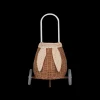 Online Olli Ella Rattan Bunny Luggy with Lining - Gumdrop