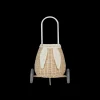 Discount Olli Ella Rattan Bunny Luggy with Lining - Pansy