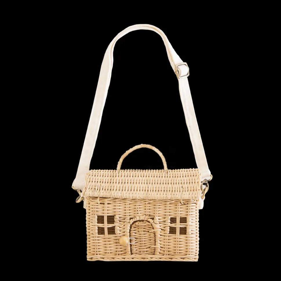 Store Olli Ella Rattan Casa Bag - Straw