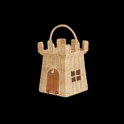 New Olli Ella Rattan Castle Bag