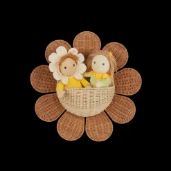 Store Olli Ella Rattan Daisy Wall Basket