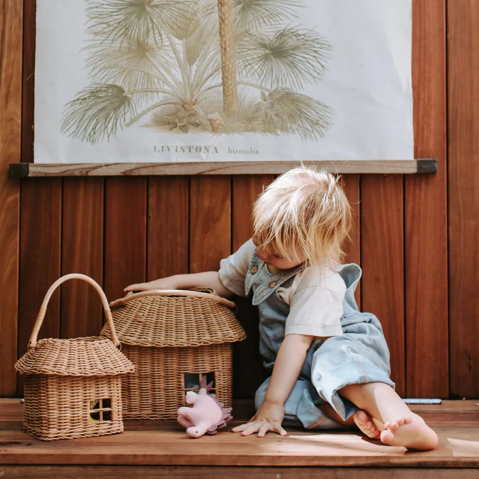Store Olli Ella Rattan Hutch Small Basket