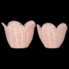 Clearance Olli Ella Rattan Lily Basket Set - Blush