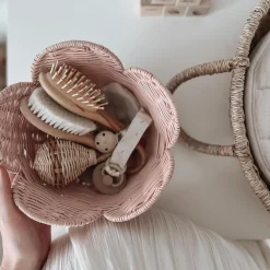 Clearance Olli Ella Rattan Lily Basket Set - Blush