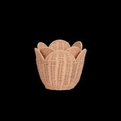 Hot Olli Ella Rattan Lily Basket Set - Seashell Pink