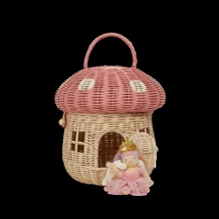 Outlet Olli Ella Rattan Mushroom Basket - Musk