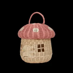Outlet Olli Ella Rattan Mushroom Basket - Musk