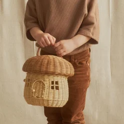 Cheap Olli Ella Rattan Mushroom Basket - Natural