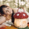 Best Olli Ella Rattan Mushroom Basket - Red