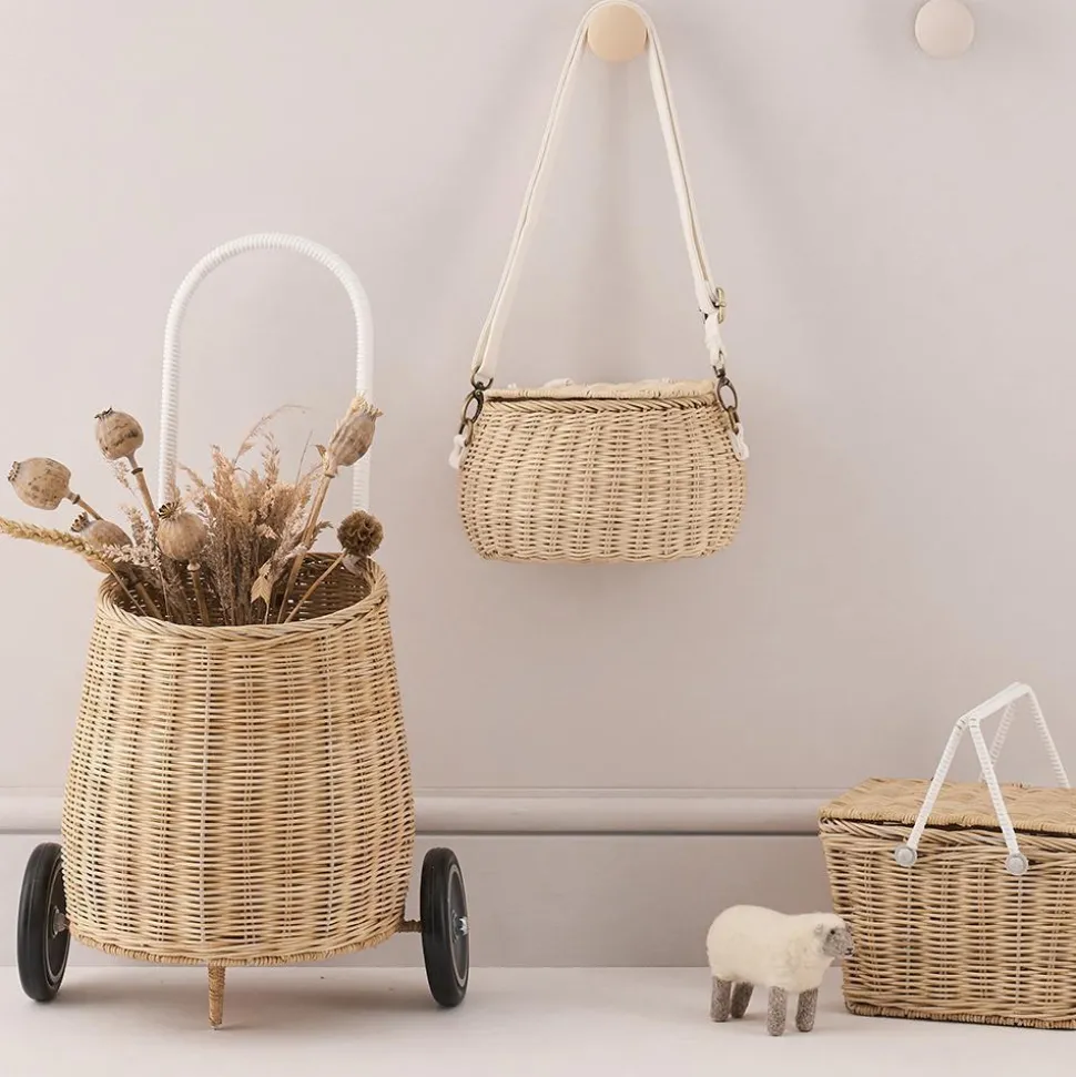 Store Olli Ella Rattan Original Luggy - Straw