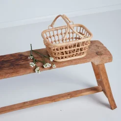 Fashion Olli Ella Rattan Tarry Basket - Wheat