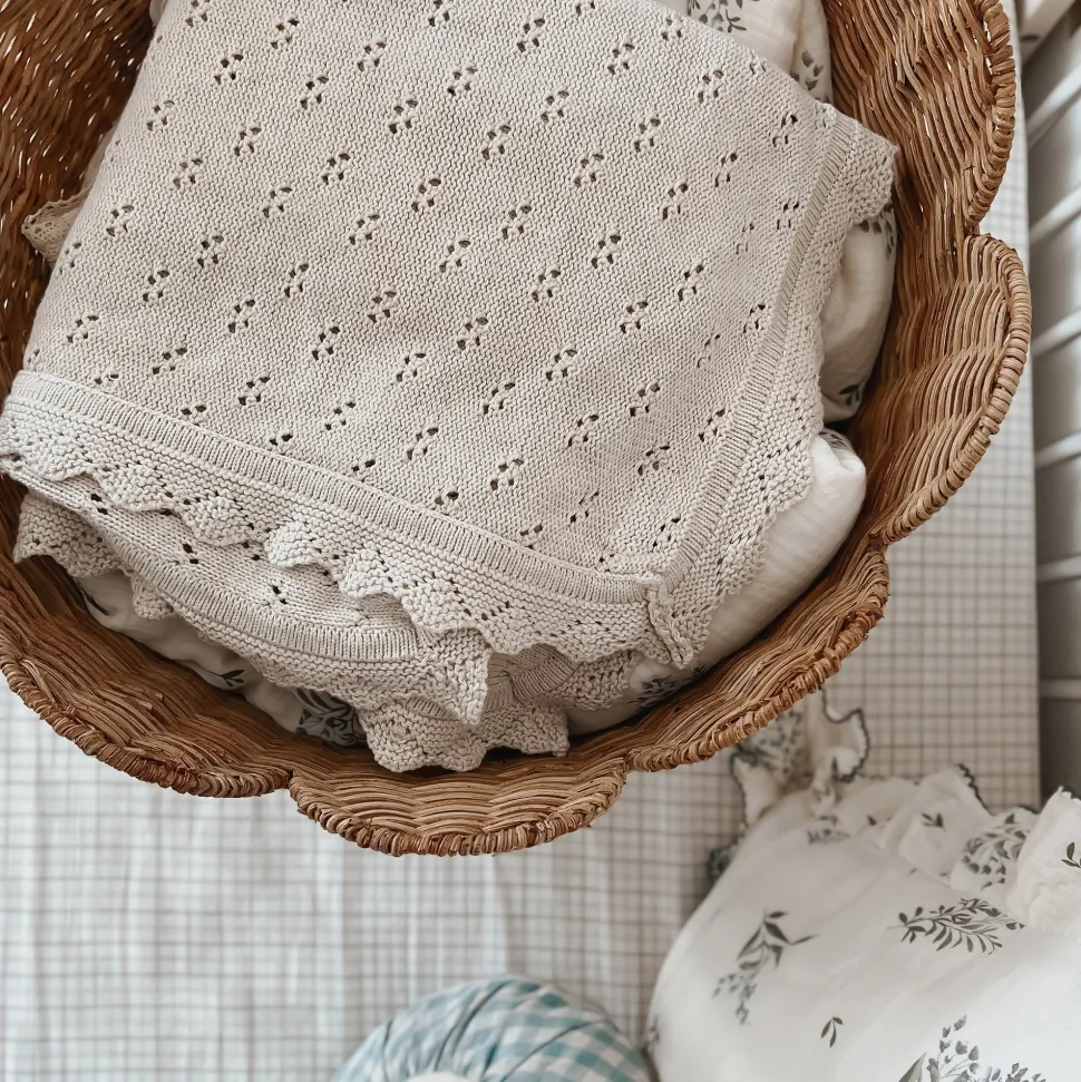 Best Olli Ella Rattan Tulip Basket - Natural