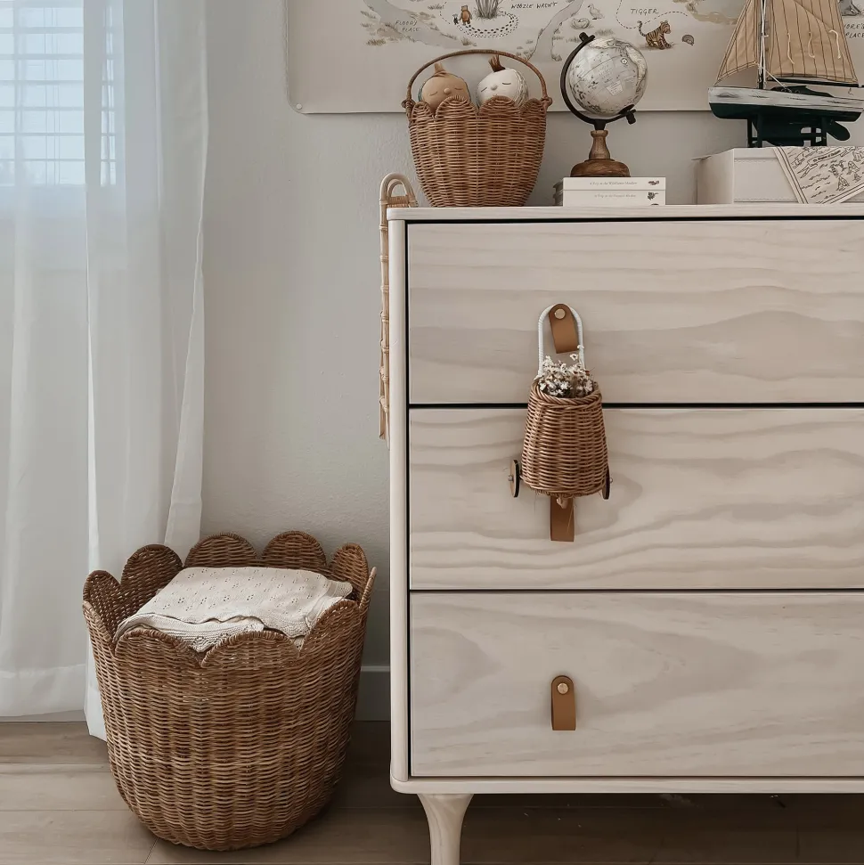 Best Olli Ella Rattan Tulip Basket - Natural