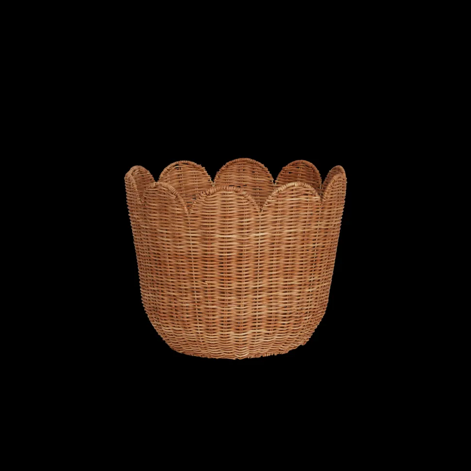 Best Olli Ella Rattan Tulip Basket - Natural