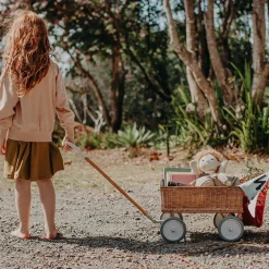 Clearance Olli Ella Rattan Wonder Wagon - Natural
