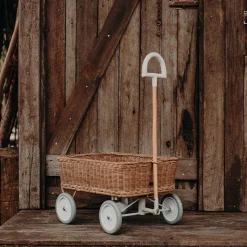 Clearance Olli Ella Rattan Wonder Wagon - Natural
