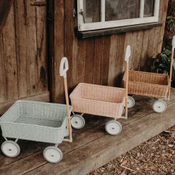 Clearance Olli Ella Rattan Wonder Wagon - Natural