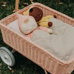 Online Olli Ella Rattan Wonder Wagon - Rose