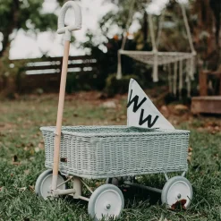 Best Sale Olli Ella Rattan Wonder Wagon - Vintage Blue